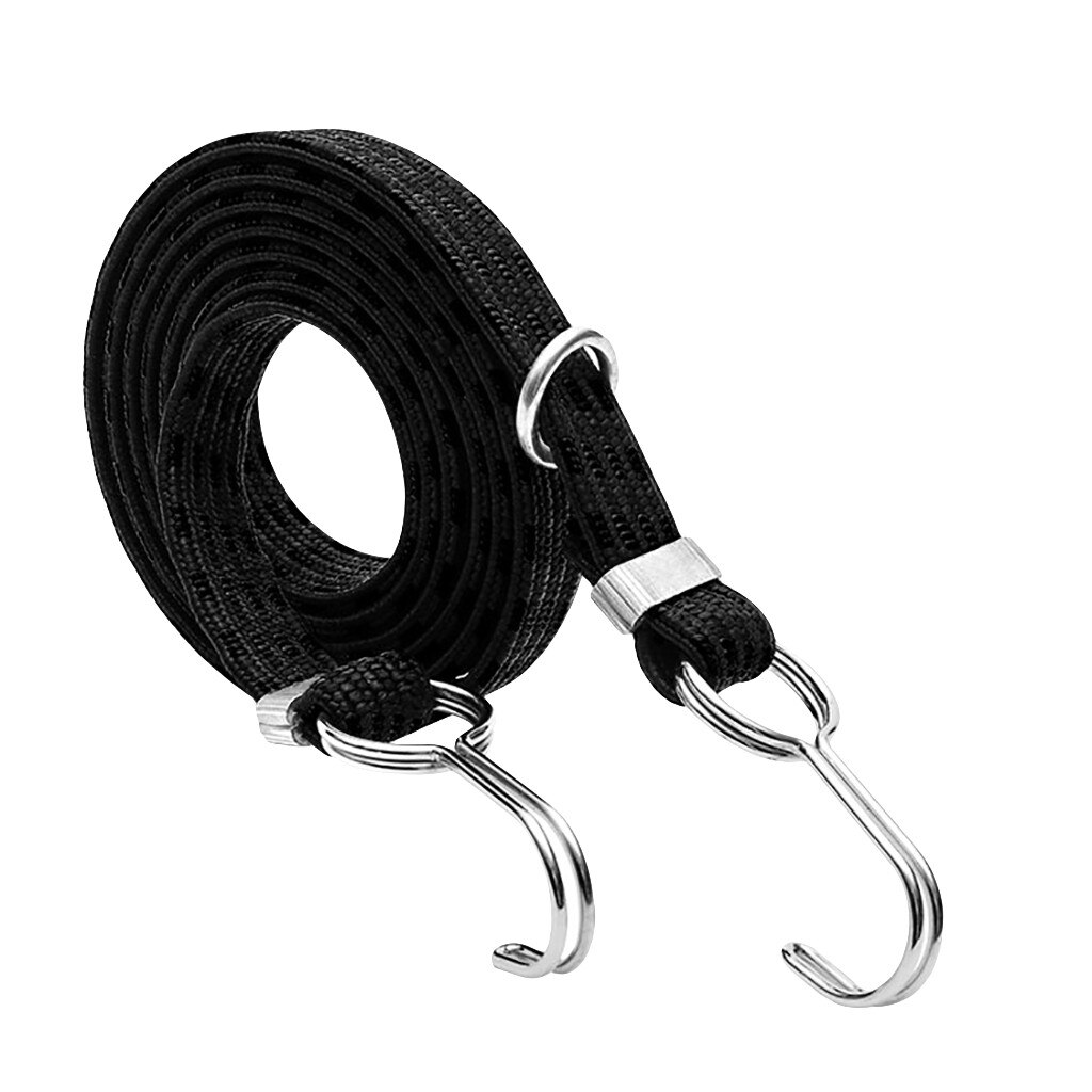 Luggage Tied Rope Motorcycle Bicycle Cargo Racks Tied Rubber Straps Rope Band Hooks Stacking Banding Elastic Cord Strap#40