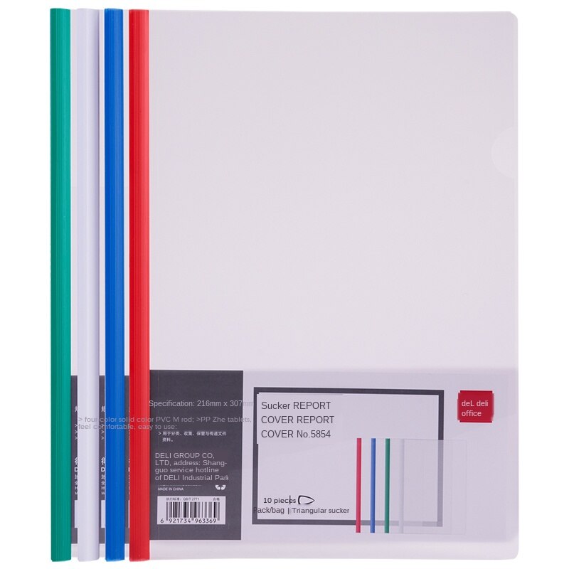 A4 drążek sterowniczy folderu teczka cv folderu papier testowy klip z tworzywa sztucznego dźwignia klip 10 sztuk przejrzyste klip szerokość oparcia 5/8/10mm