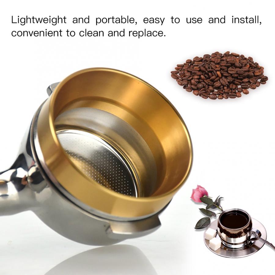 58mm Aluminum Universal Coffee Dosing Ring Funnel Replacement Coffee Maker Accessory Hand-made Coffee Tool