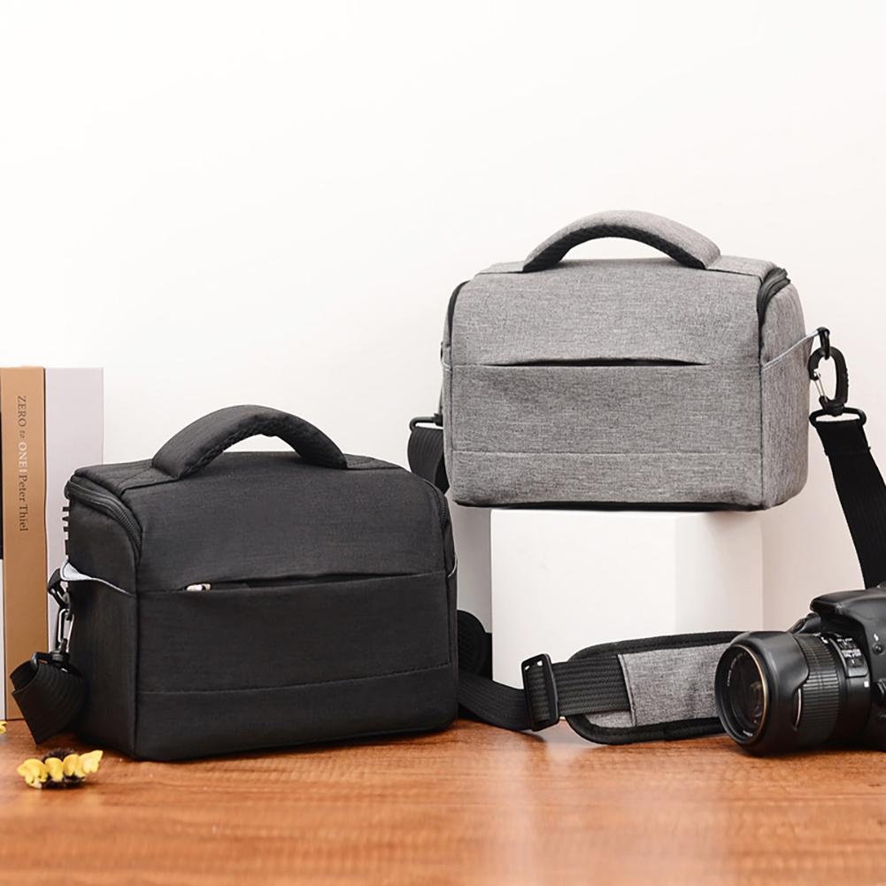Bolsa de cámara de hombro DSLR con cremallera transpirable portátil para fotografía al aire libre