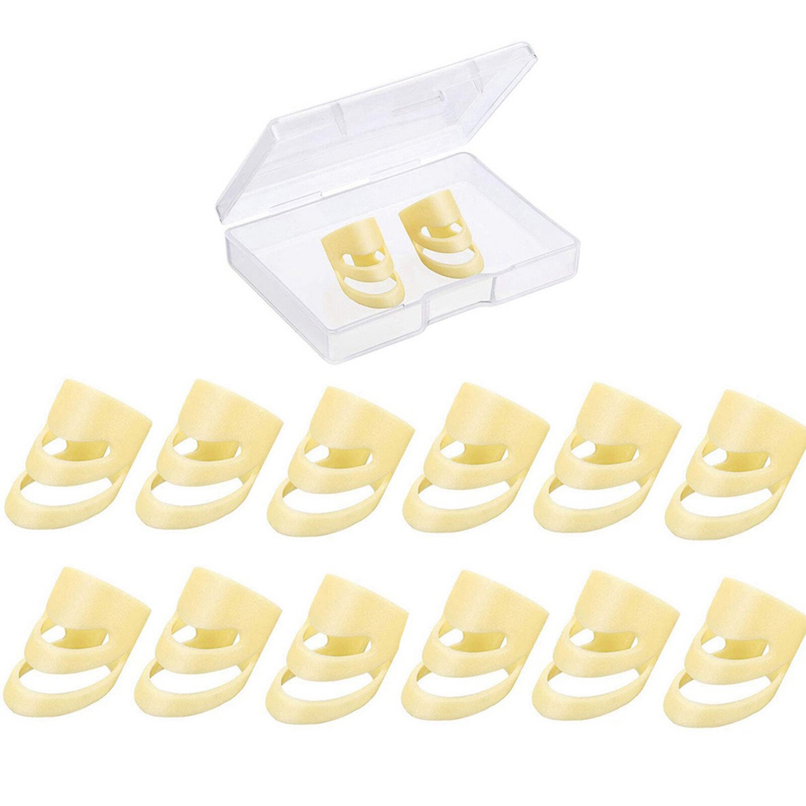 With Storage Box Universal Stringed Instrument Accessories Adjustable ABS Portable Adult Size Guitar Picks: 12L