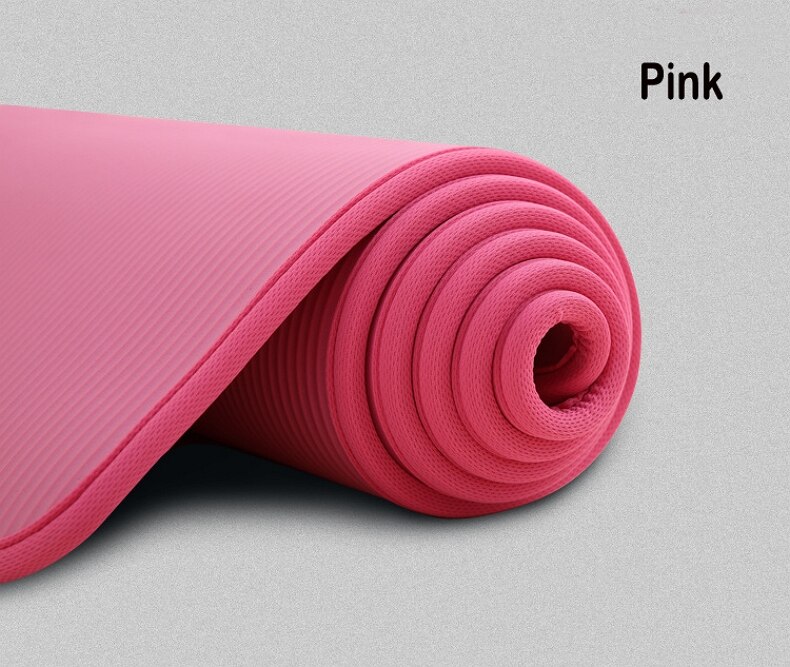 10mm Yoga matt Dicken Yoga Akupressur matt Meditation Anti-Unterhose matt Fitnessstudio Massage Pad Körper Gebäude Yogamat Sport matratze Zu Hause: Rosa