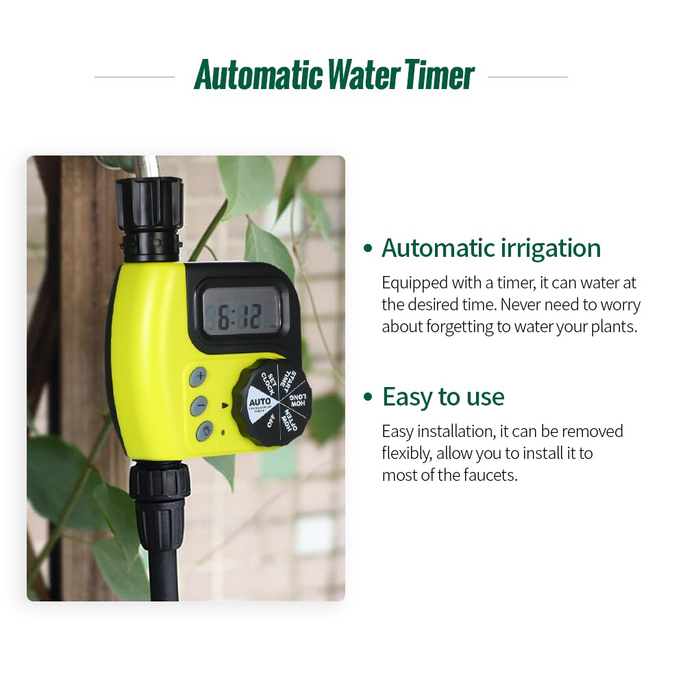 Automatische Wasser Timer Outdoor Garten Bewässerung Controller Outlet Programmierbare Schlauch Wasserhahn Timer Garten Automatische Bewässerung