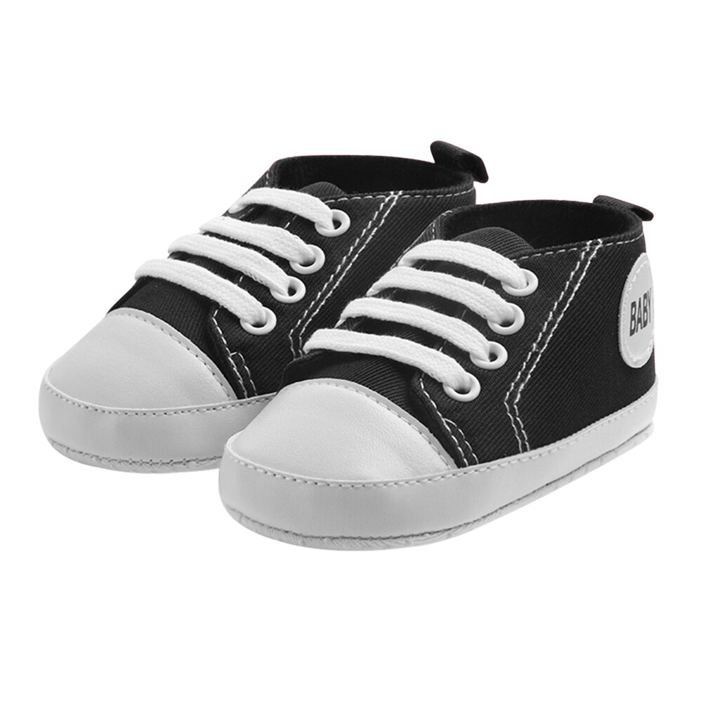 Baby Toddler Shoes 0-18 M Newborn Canvas Soft Sole... – Grandado