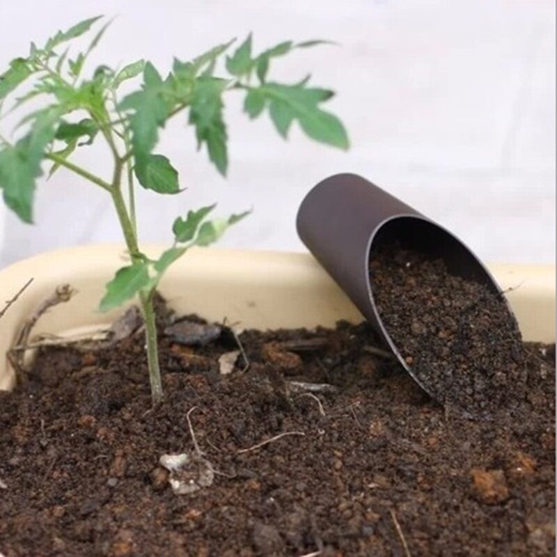 Mini farverig plastik spade skovl pottedyrkning cylinder vanddunk mini kødfuld plante jord spade skovl havearbejde