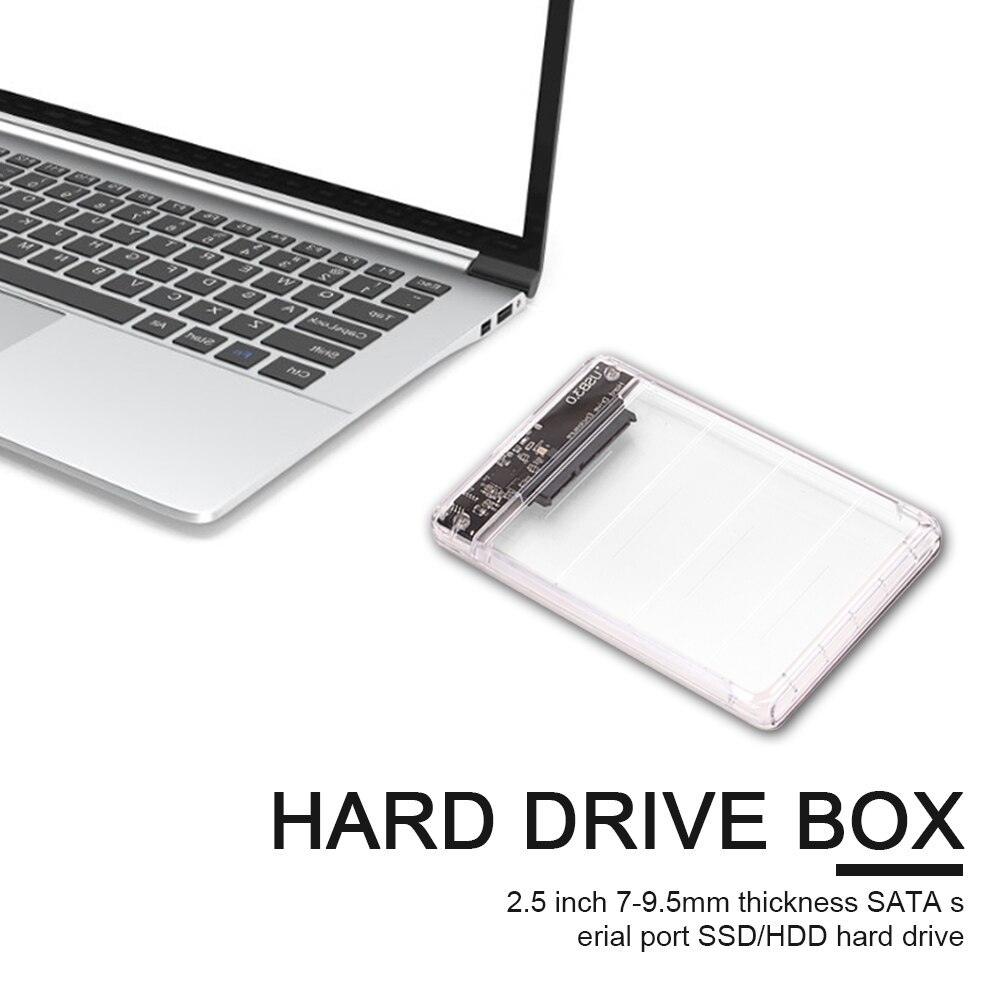 5Gbps USB3.0 Hard Drive Externe Behuizing Transparant 2.5 Inch Sata Sdd Hdd Case Draagbare Harde Schijf Mobiele Box Adapter