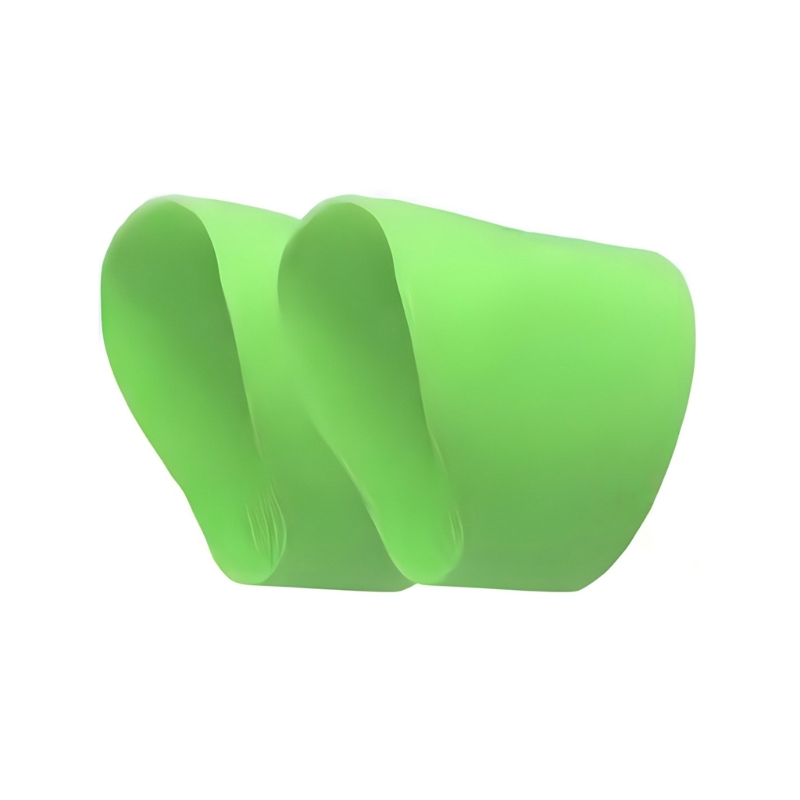 652d 2 . fotballsko-lisser til fotballsko, skolisser til baseballsko: Grønn