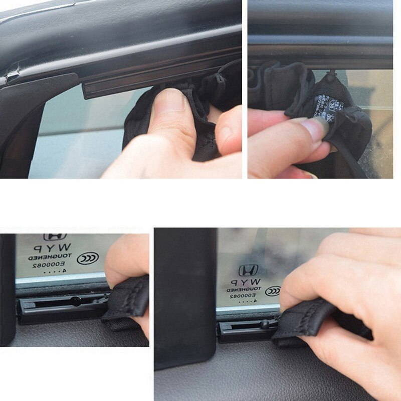 Auto Raam Aluminium Krimpbare Windowshade Gordijn Auto Side Window Zonneschermen UV Bescherming 50 S/L Auto Rear Voorruit Zon blok