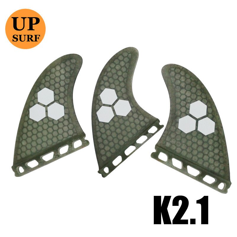 Future Fins-aletas para tabla de surf Future G3/G5/G7, 3 piezas por set: Grey K2.1