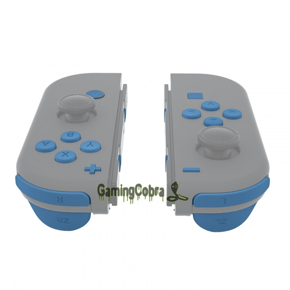 Aviazione Blu Soft Touch Set Completo Bottoni ABXY Tasti di Direzione SR SL L R ZR ZL Trigger Kit di Ricambio per NS Interruttore Joy-Con