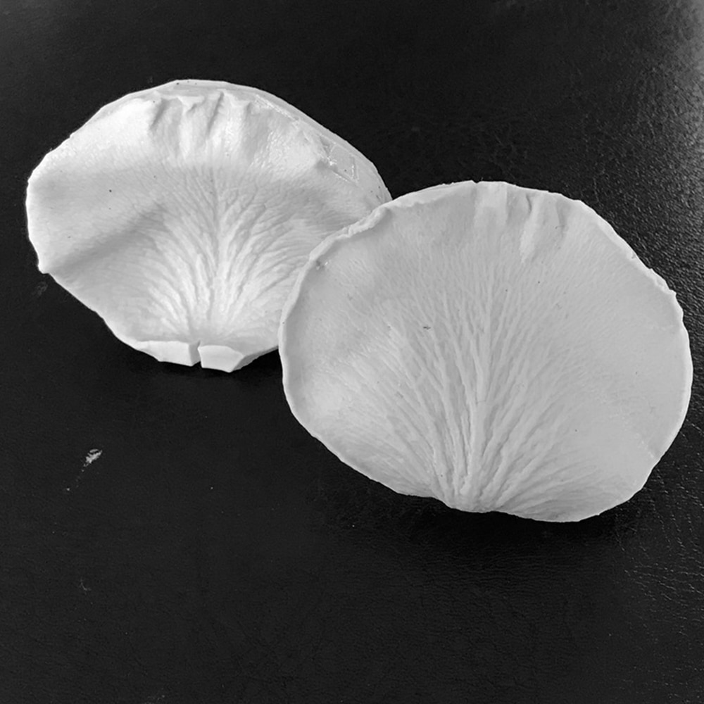 2 stk silikonkake blomsterform bakegodteriform rose blomst fondant pasta sjokolade kronbladsform dekorasjonsverktøy