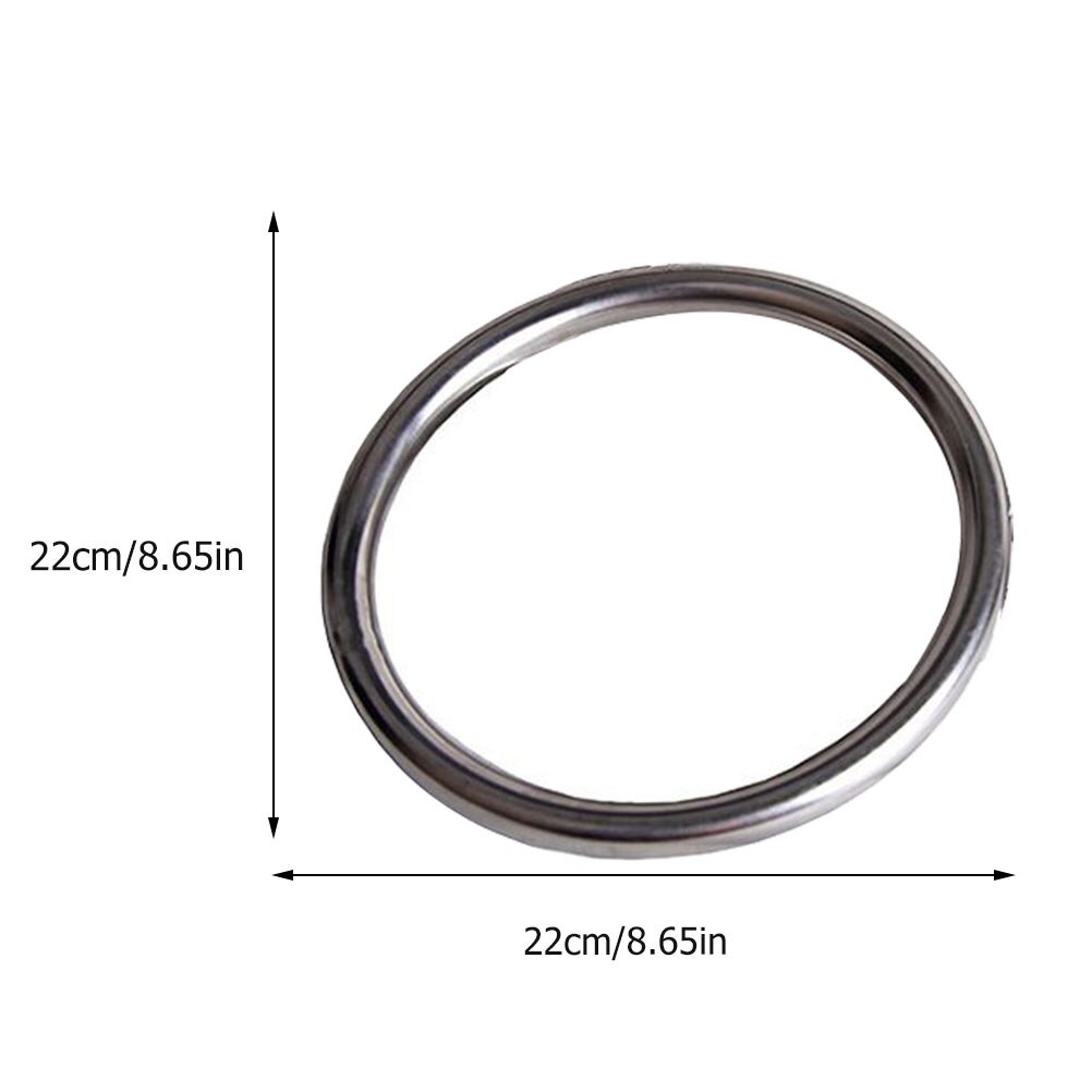 1Pc Wing Chun Ring Fitness Stainless Steel Training Wing Chun Ring (Silver)