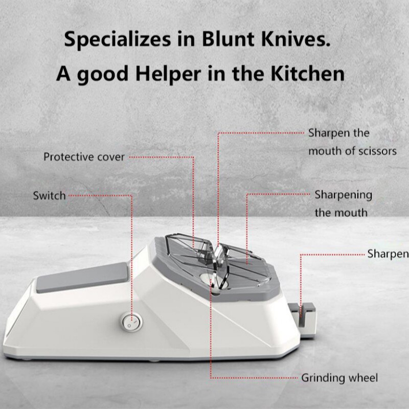 Kinfe Slijpers Usb Elektrische Messenslijper Multifunctionele Huishoudelijke Elektrische Slijpers Keukenmessen Schuurmiddelen
