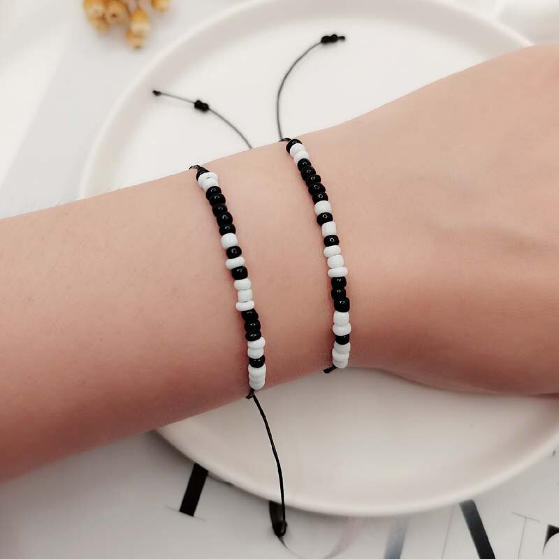 Paar Armbanden Voor Vriendje Vriendin Lange Afstand Relaties Bijpassende Armband Voor Hem Haar Morse Code I Love U
