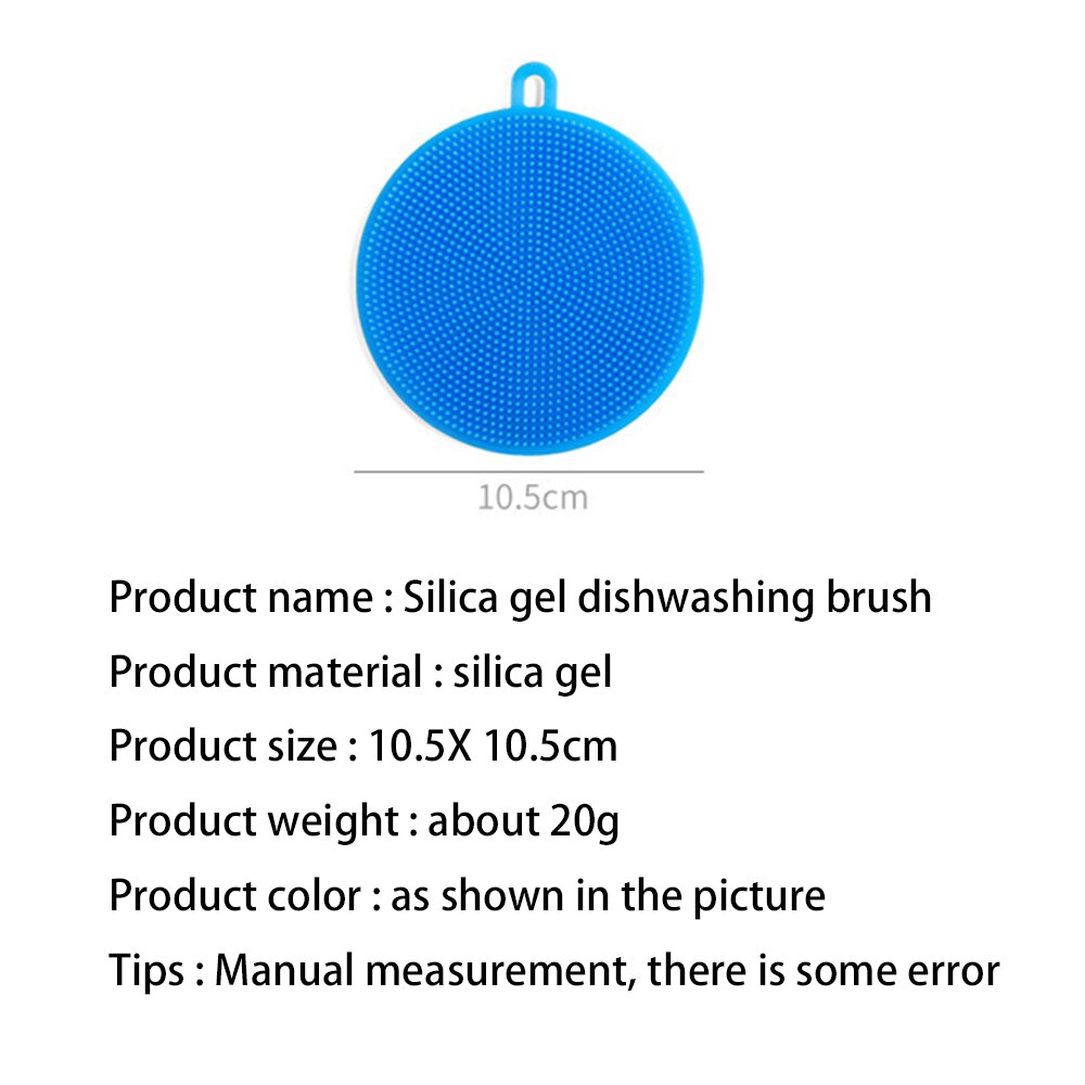 1pc groentereinigingsborstel afwasspons multifunctioneel fruit groente bestek keukengerei borstels keukengereedschap