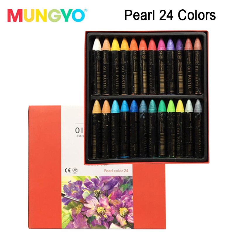 MUNGYO-aceite soluble en agua para artistas de la serie MAO, Pastel, 12/24 colores, seguridad y no tóxico