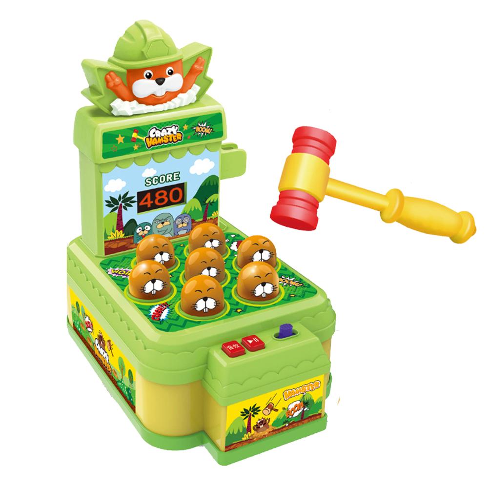 Whack A Mole Game Interactieve Beukende Speelgoed Met Verlichting Geluiden Gezonde Plastic Voor Educatieve Verjaardagscadeautjes Baby Hand Oefening