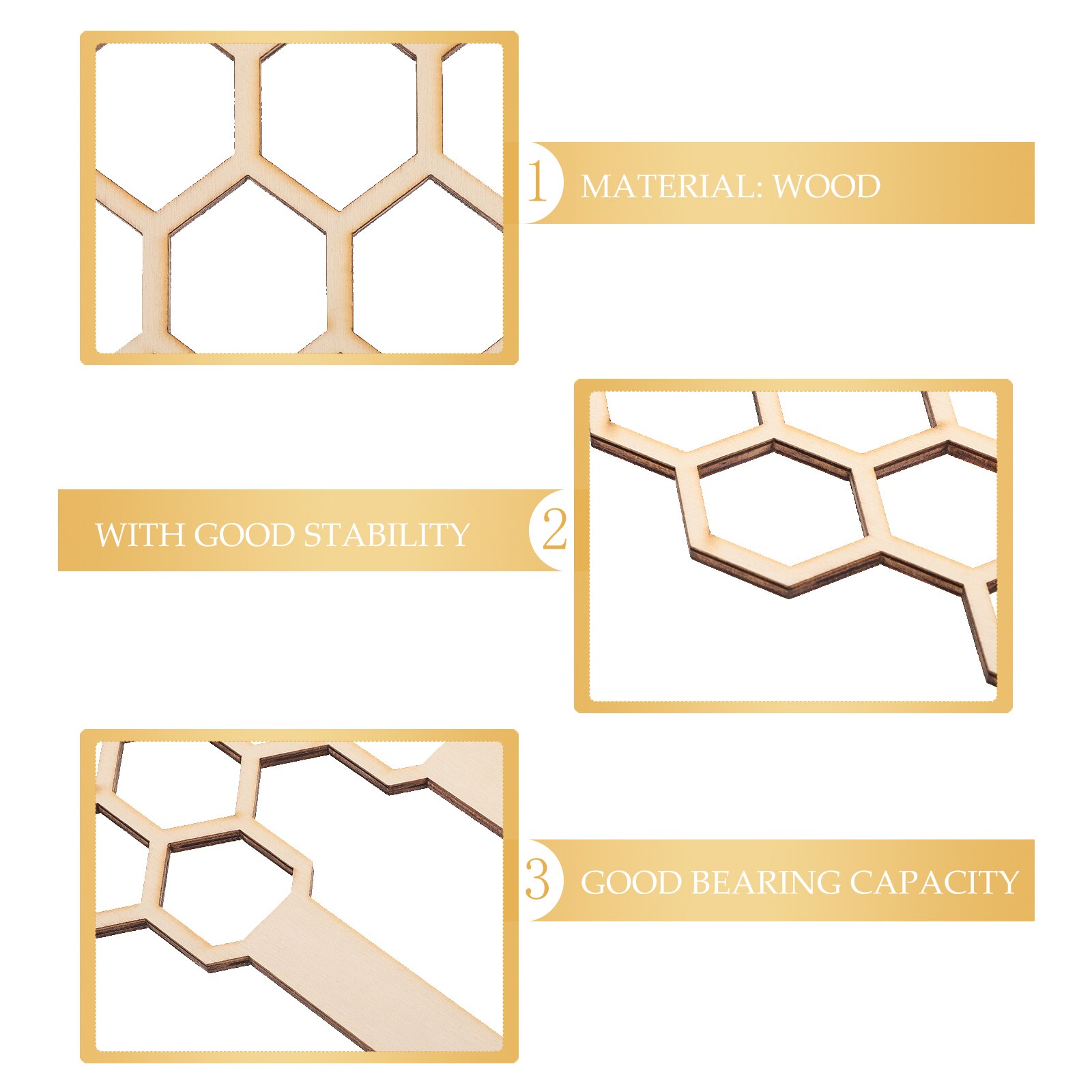 3pcs Wooden Plant Trellis Garden Vine Trellis Outdoor Plant Climbing Supports