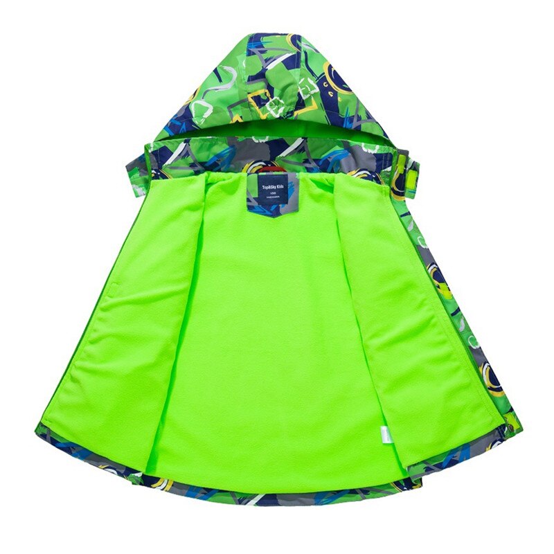 Veste chaude en velours pour grand garçon, imperméable, respirante, à capuche, coupe-vent, cardigan, veste réfléchissante d'extérieur