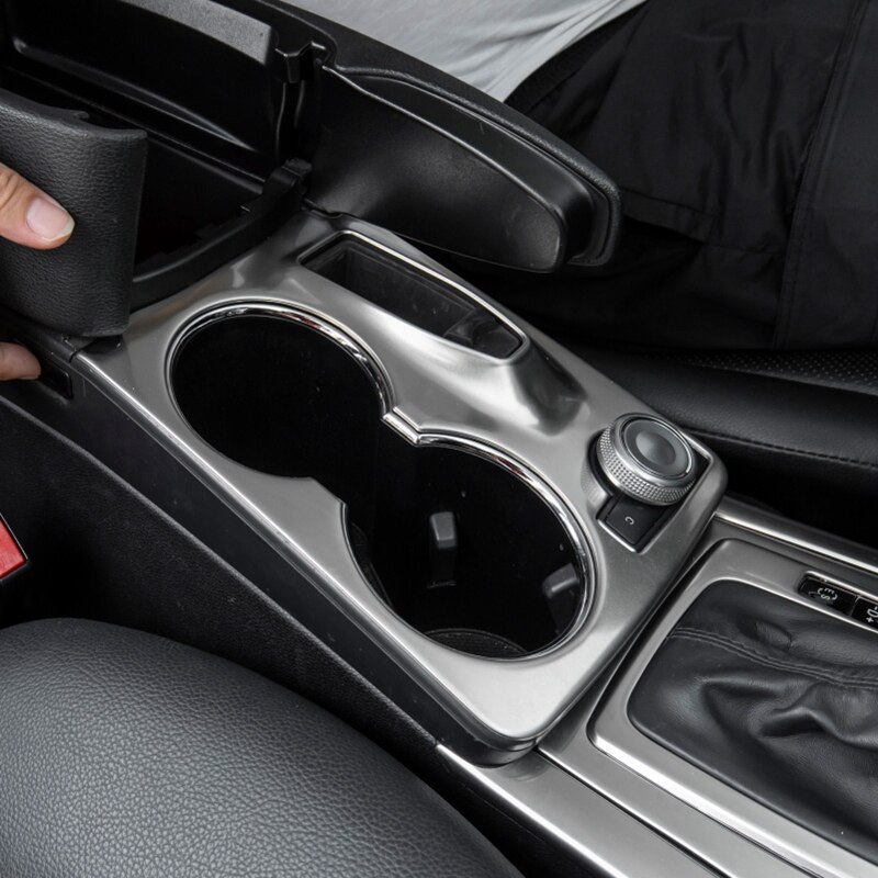 Auton hopea ruostumaton teräs konsoli vesimukin pidikkeen rungon kansi verhoilu mercedes benz glk  x204