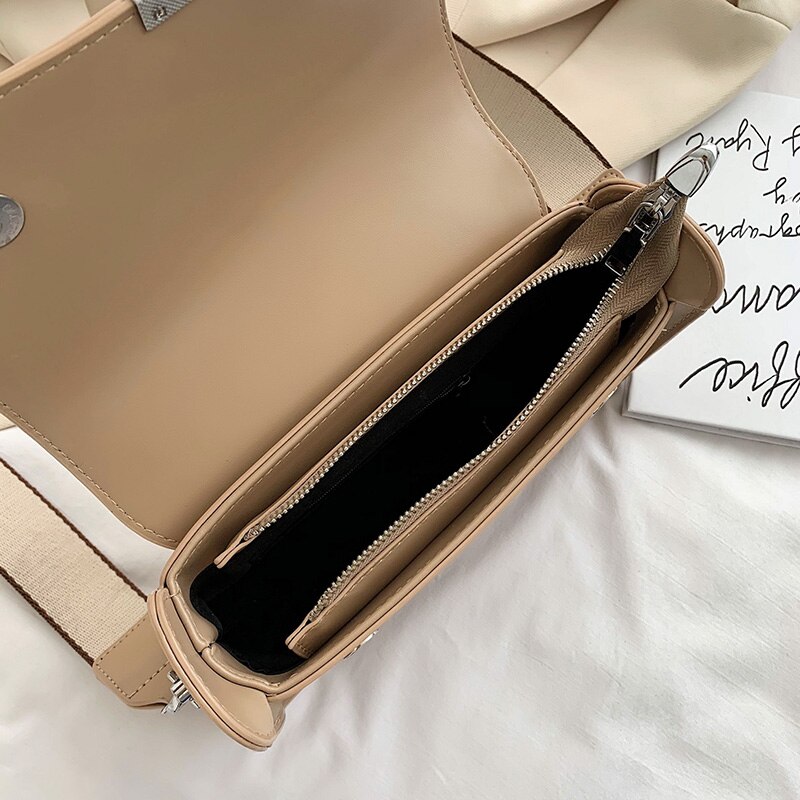 Schoudertas dames eenvoudige diagonale tas werkende dame dagelijkse tas vierkante jeugd boodschappentas pu leer groen