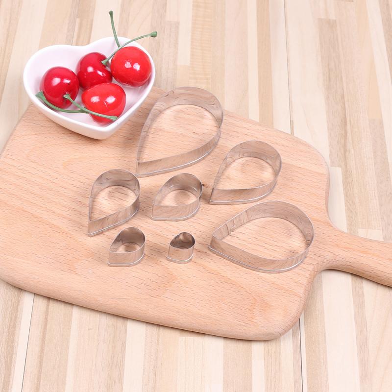 7pcs Stainless Steel Cookie Cutter Cake Biscuit Baking Mold Kitchen Bakeware Tools Cake Decorating Kitchen Baking Tool