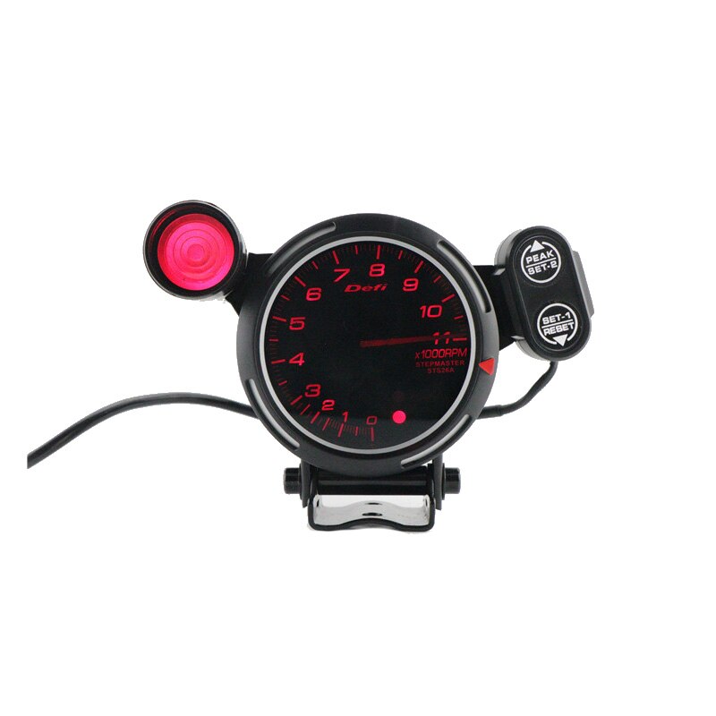 Defi Advance BF Tachometer Gauge 3.75 Inch 80mm 7 Colors 0-11000 RPM Meter Stepper Motor RPM Gauge with Shift Light for Auto Car