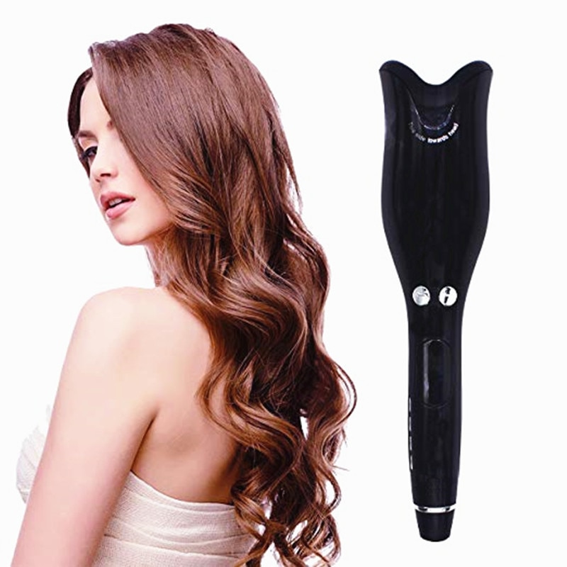 Automatische haarkrultang air spin & n curl 1 inch keramische roterende krultang voor alle haartypes met haarclips reinigingstool
