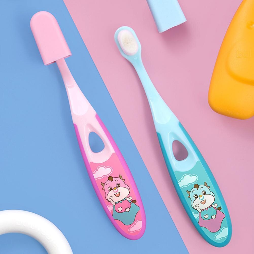2022 3-12 Jaar Tien Duizend Zachte Haren Diepe Reiniging Tongreiniger Kinderen Handleiding Tandenborstel Dental Care borstel
