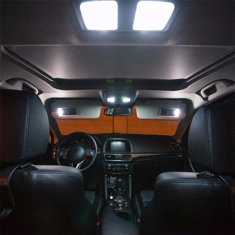 20 Stuks Auto Led Lampen Interieur Kit Dome Kofferbak Deur Plaat Licht Super Heldere Canbus Foutloos Interior Lamp Voor bmw 5 Serie E39 M
