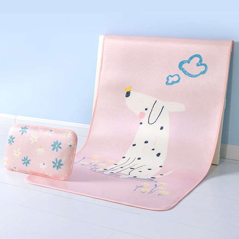 Colchón Protector de cama plegable para niños y niñas, colchoneta individual para estudiantes, juego de cama infantil, fundas para dormir: dog / 120x65cm