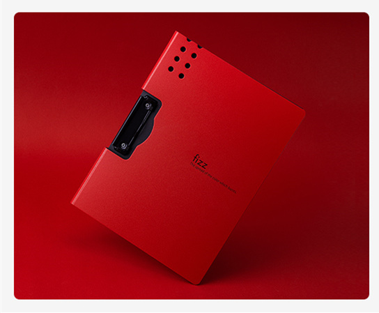 Nowy Xiaomi Fizz poziome A4 Folder matowy tekstury przenośny Pad przenośny długopis zagęścić teczki szkolne materiały biurowe: Czerwony