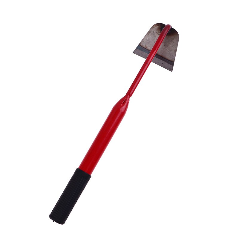 Steel Hardened Hollow Hoe Handheld Weeding Rake Planting Vegetable Farm Garden Tools Agriculture Tool Weeding Accessories: red trapezoid