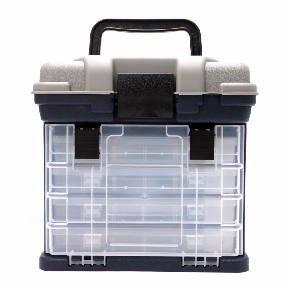 5 Layer Fishing Tackle Box Plastic Handle Fishing Boxes Carp Fishing Tools27RD