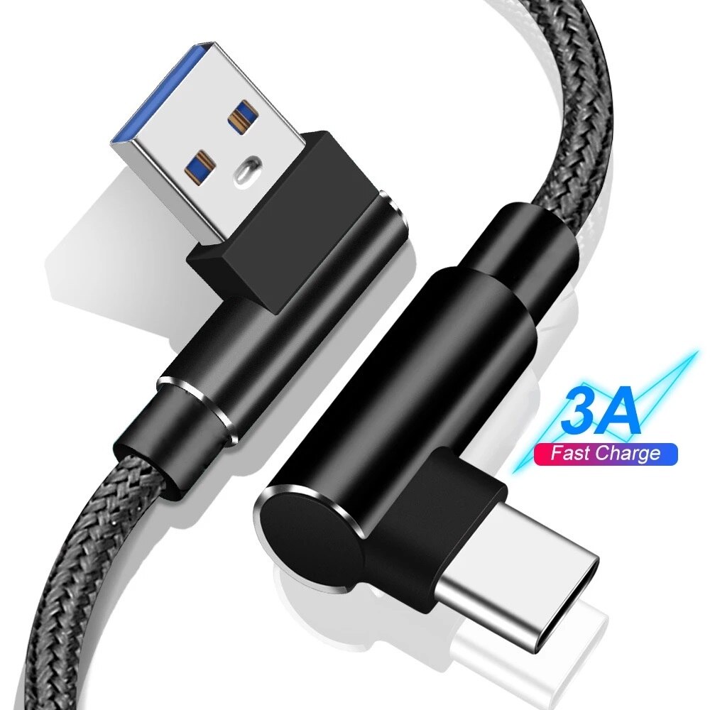 Chargeur rapide avec câble USB de Type C 3A pour Samsung S9 S8 Plus note 8, C5pro C7pro C9pro, P20 pro P10 lite