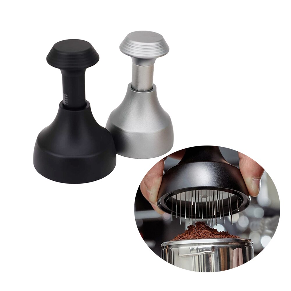 Doseur à café à aiguille réglable en acier inoxydable 58/51mm, distributeur de Machine à expresso 58mm, outil de nivellement portable, Type d&#39;aiguille