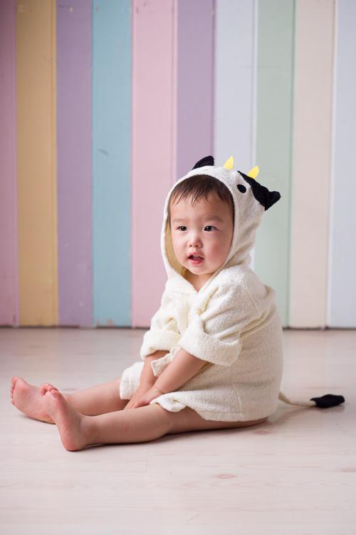 Spring Autumn Children Bathrobe Baby Cotton Cartoon Unisex Small Pajamas Animal Robes 1pcs Baby Hooded Blankets 0 To 12month: 13