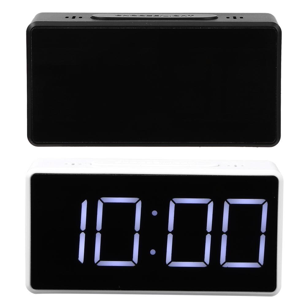 Digital Alarm LED Clock Snooze Table Clock Electronic Clock Desk Alarm Clock USB Timer Calendar °C-℉ Thermometer Clocks