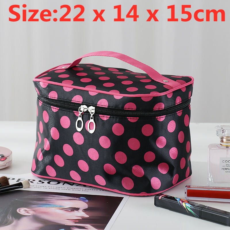 Women&#39;s Makeup Bag Travel Organizer Cosmetic Vanity Cases Beautician Necessary Beauty Toiletry Wash Storage Pouch Bags Box: B