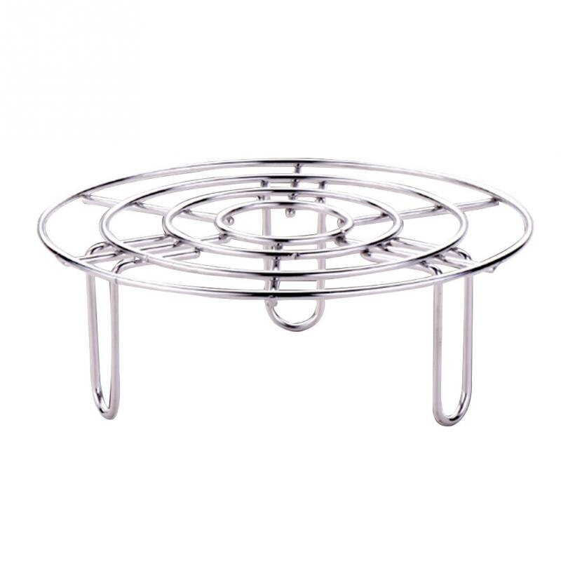 Pressure Cooker Pot Pan Cooking Stand Food Vegetable Crab Tall Wire Heavy Duty Stainless Steel Steaming Rack Cookware