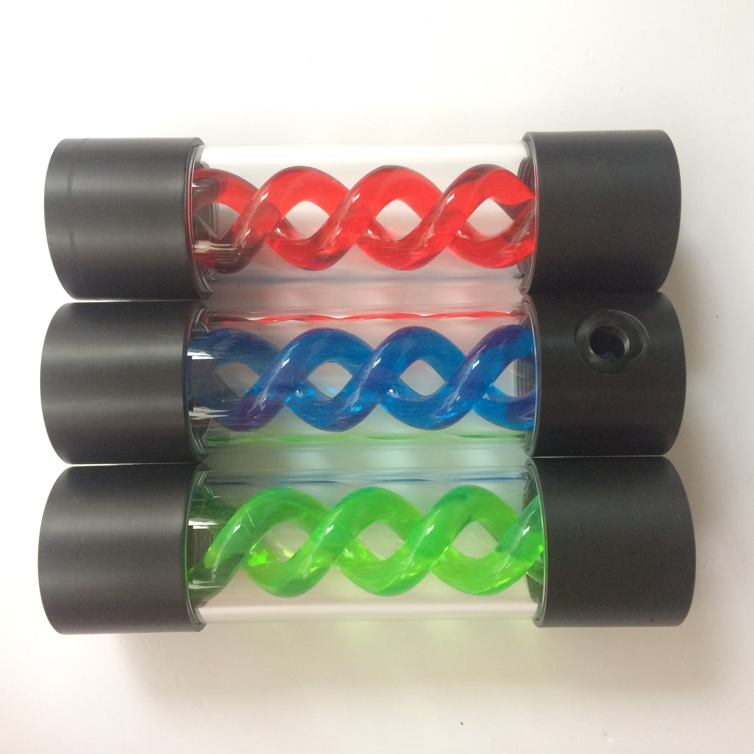 Computer water tank Virus Water Tank Spiral Cylindrical Suspended Water Tank 201MM Computer Water Cooling kit