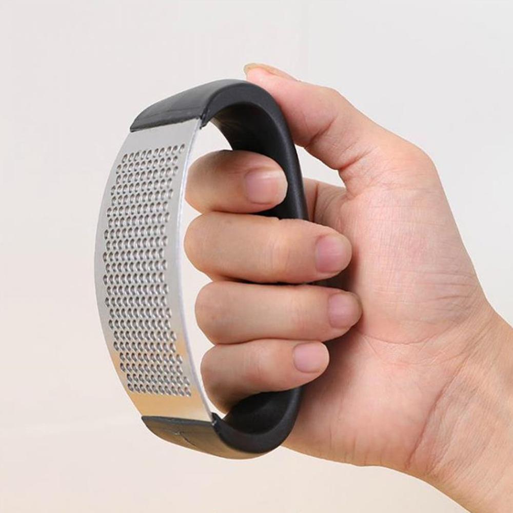 Multifunktionell manuell stål vitlökspressar fräs gadget hackare kvarn skärmaskin verktyg kök