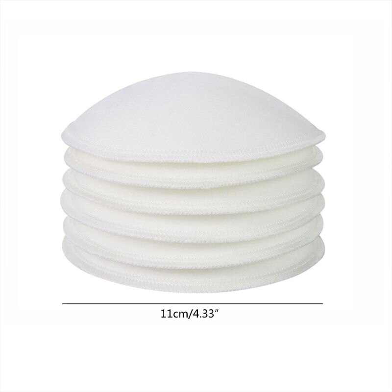 40JC 4 PCS cuscino per allattamento al seno traspirante lavabile riutilizzabile Anti trabocco di latte Pad per allattamento premaman