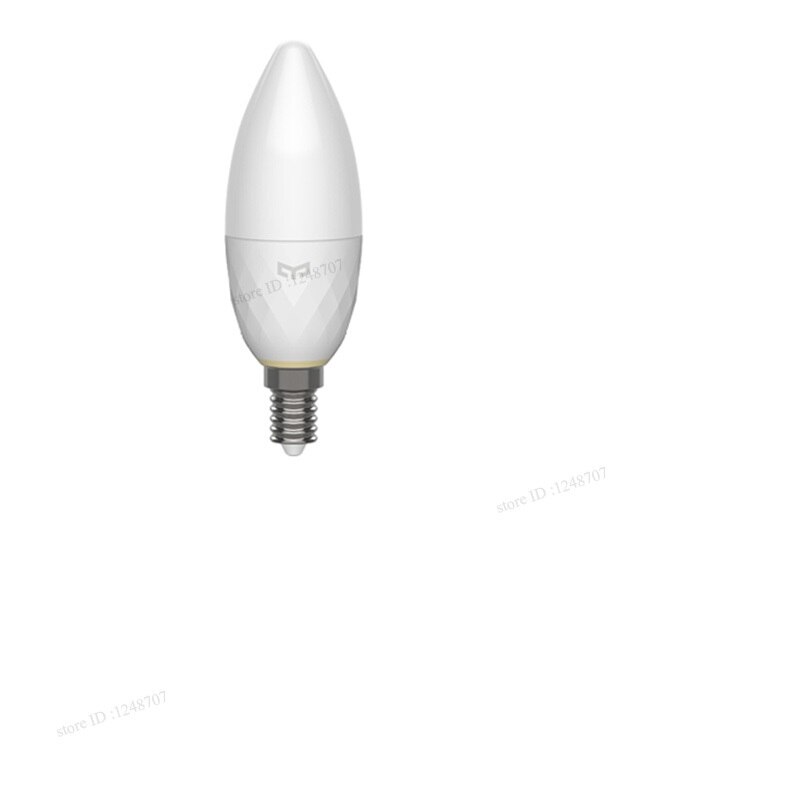 Xiaomi mijia Yeelight bombilla de vela inteligente Ssmart E14 bombilla funciona con Yeelight Hub/Xiaomi puerta de enlace de reloj Xiaomi aplicación para hogares: 1Pcs