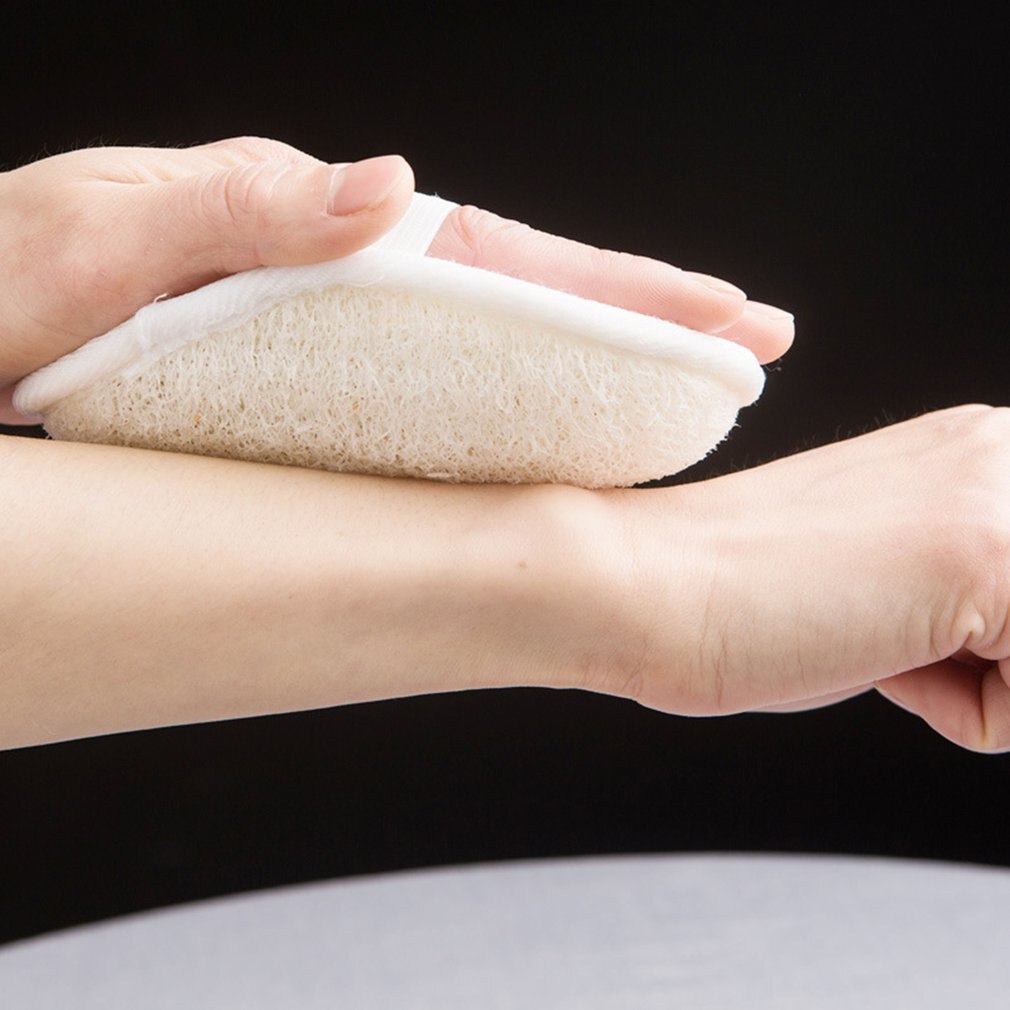 Natural Soft Exfoliating Loofah Bath Shower Unisex Massage Spa Scrubber Sponge Back Strap Body Skin Health Cleaning Bath Brush