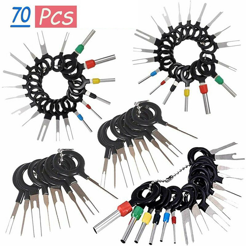 57 / 70Pcs Tools Pin Ejector Kit Wire Connector Extractor Puller Automotive Auto Terminal