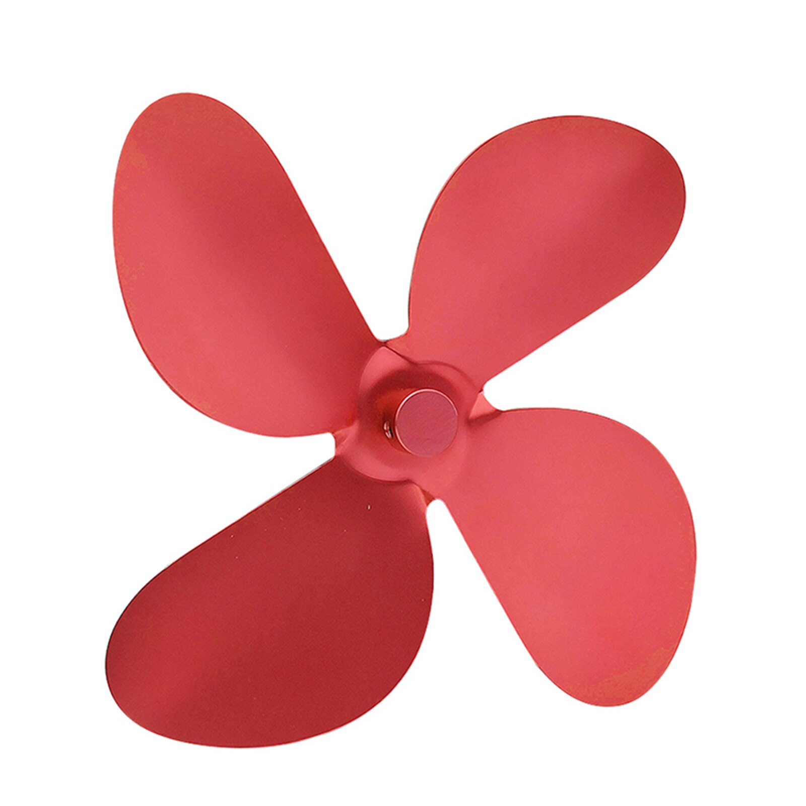 Lame pour ventilateur de poêle, pièces de rechange lame pour poêle cheminée ventilateur chauffage évents de refroidissement cheminées poêles: Red