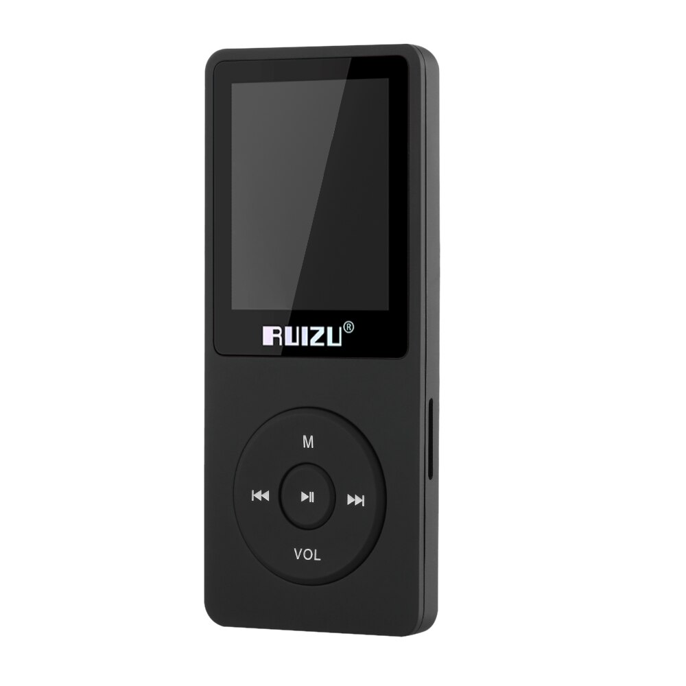 RUIZU X02 8GB 1.8in MP3 Player HiFi Lossless Sound Stop Watch TF Card FM Radio Recording E-book Calendar Timing