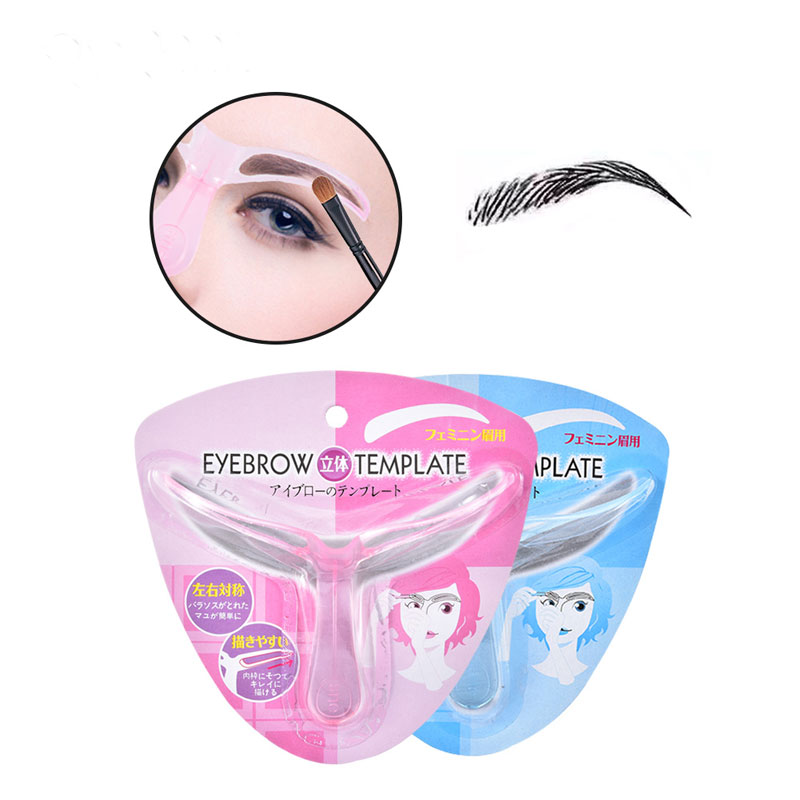 1 Pcs Wenkbrauw Stencil Templates Herbruikbare Grooming Shaping Wenkbrauw Template Eye Brow Shaper Model Make-Up Styling Tools