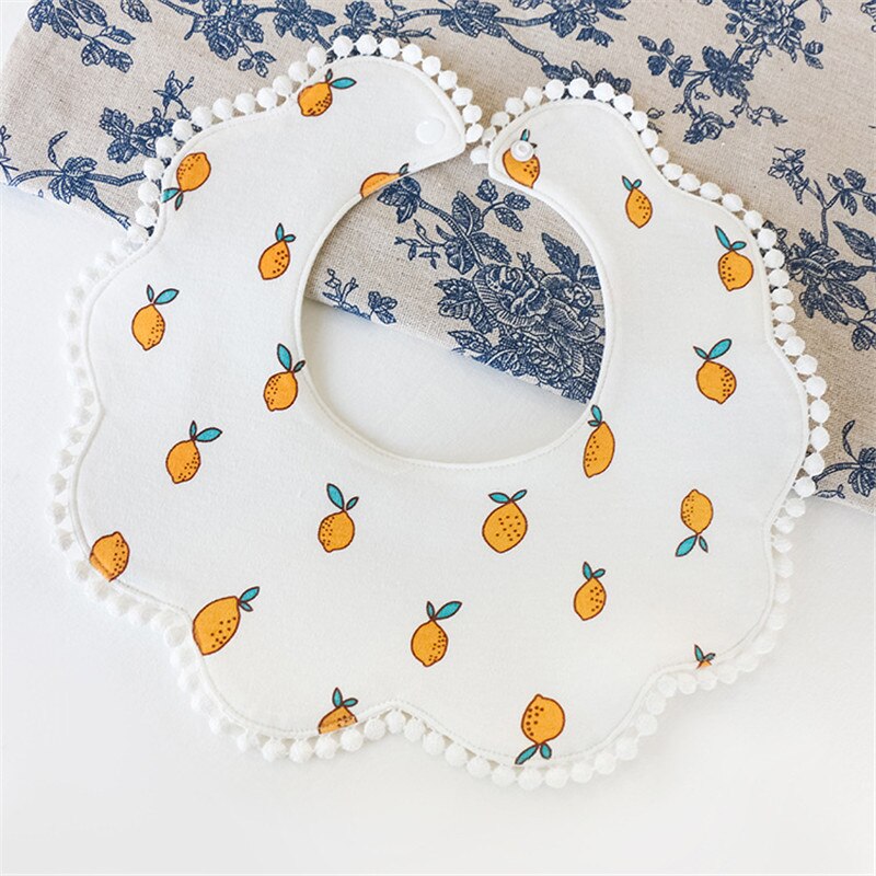 Baby Speeksel Handdoek Slabbetjes 360 Graden Rotatie Leuke Print Burp Doek Zachte Katoenen Baby Slabbetjes Peuter Jongen Meisjes Bib Bandana baby Slabbetjes: f
